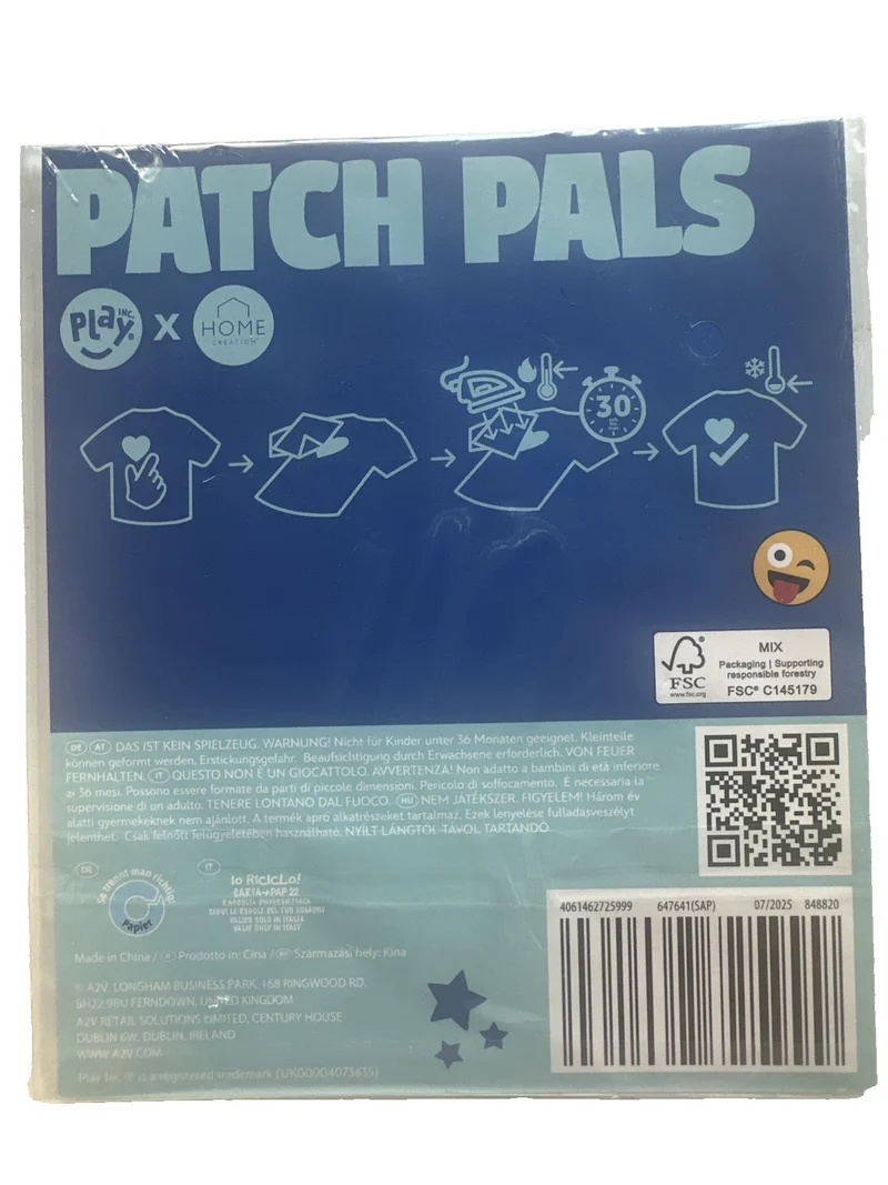 Patch Pals, Bügelbilder Applikation, Patch zum Aufbügeln, Aufnäher, 2er Set, neu