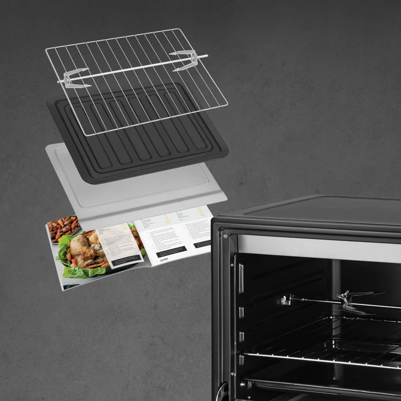 Mini-Backofen 45L, 2000W, Umluft