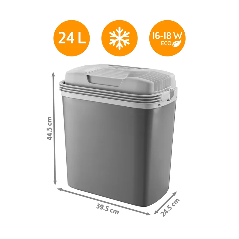 Thermoelektrische Kühlbox 24L, Kühlen & Wärmen, 3-fach Stromversorgung