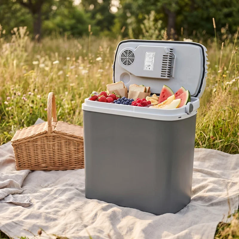 Thermoelektrische Kühlbox 24L, Kühlen & Wärmen, 3-fach Stromversorgung