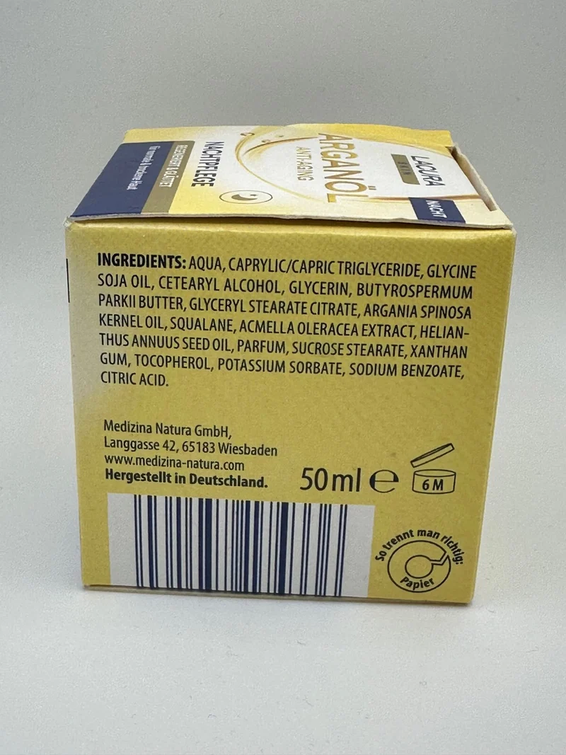 Lacura Skin Arganöl Anti-Aging Nachtpflege Creme, 1x50ml, Neu