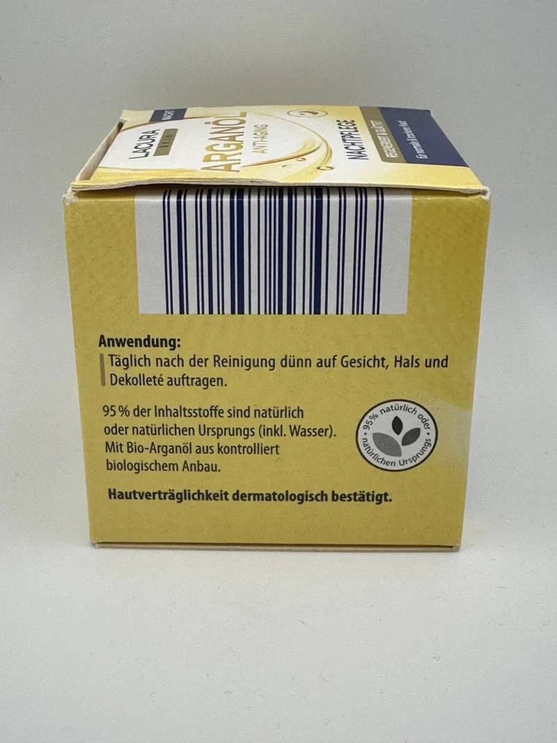 Lacura Skin Arganöl Anti-Aging Nachtpflege Creme, 1x50ml, Neu
