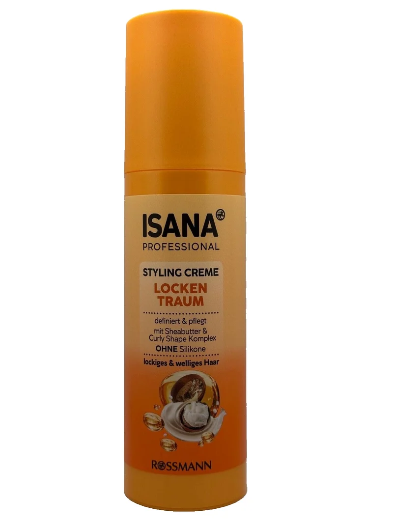 ISANA PROFESSIONAL Styling Creme Locken Traum, 200ml, Neu