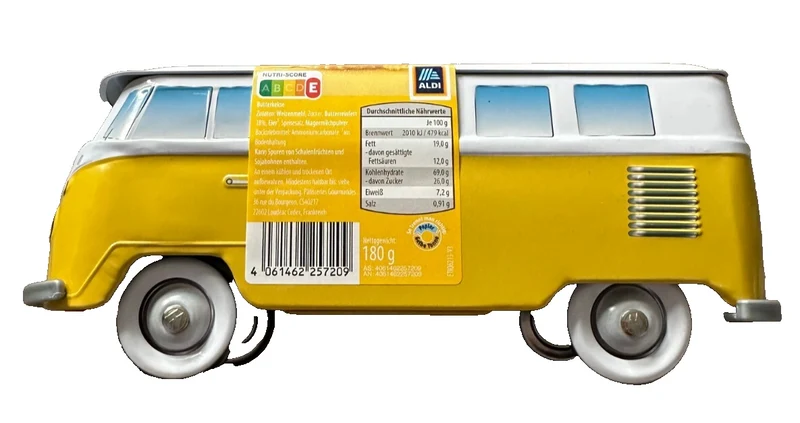 Volkswagen VW T1 Bus Bulli Collection Keks-/Aufbewahrungsdose aus Metall, neu