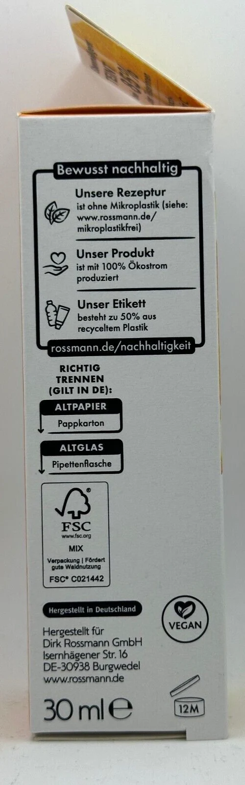 ISANA Intensiv Serum, Vitamin C 10%, 30 ml, Neu&OVP