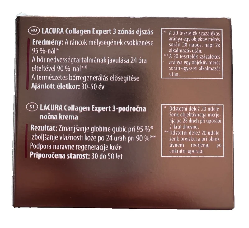 LACURA Skin Collagen Expert, 3 Zonen Nachtcreme, Alle Hauttypen, 50ml, neu&ovp