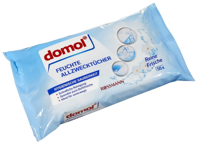 domol Feuchte Allzwecktücher reine Frische, 1 x 50 Tücher