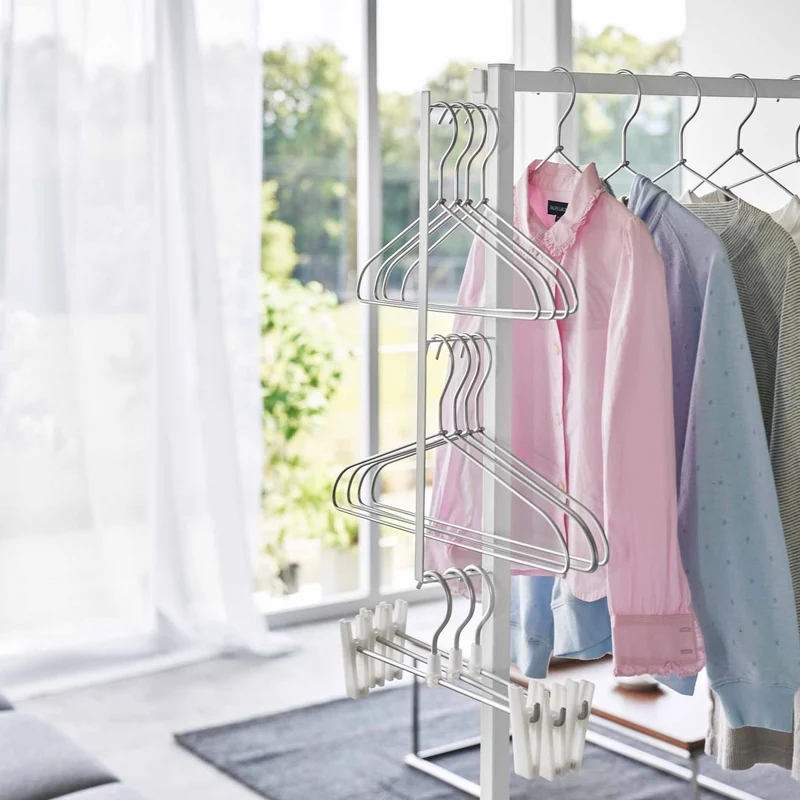 Foldable Double-Bar Indoor Drying Rack