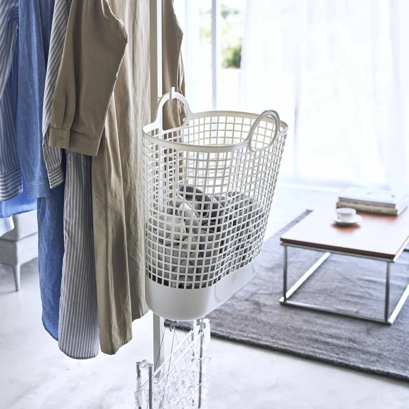 Foldable Double-Bar Indoor Drying Rack