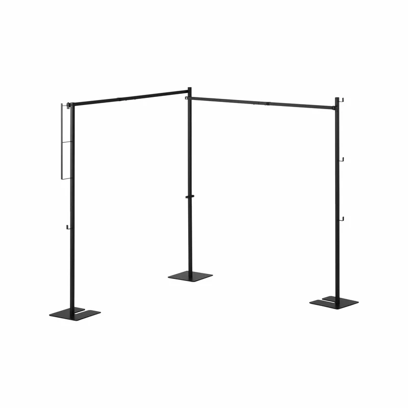 Foldable Double-Bar Indoor Drying Rack