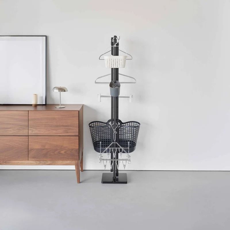 Foldable Double-Bar Indoor Drying Rack