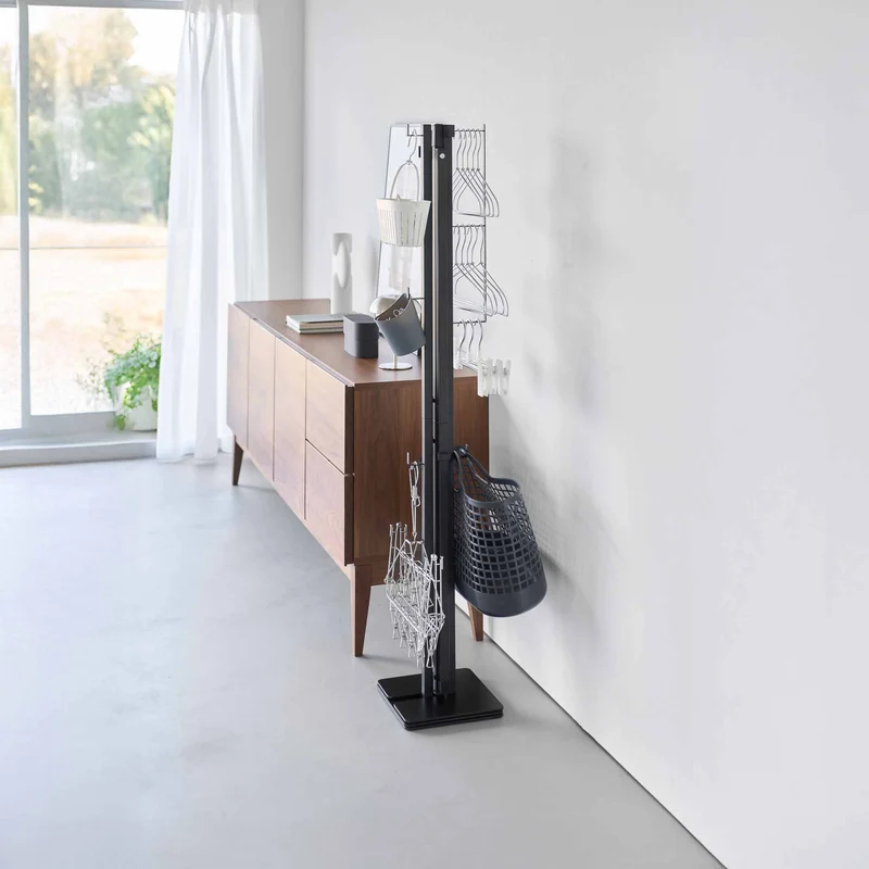 Foldable Double-Bar Indoor Drying Rack
