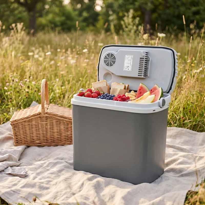 Thermoelektrische Kühlbox 20L, Kühlen & Wärmen, 3-fach Stromversorgung