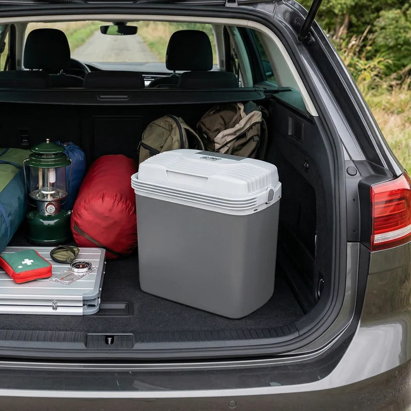 Thermoelektrische Kühlbox 20L, Kühlen & Wärmen, 3-fach Stromversorgung
