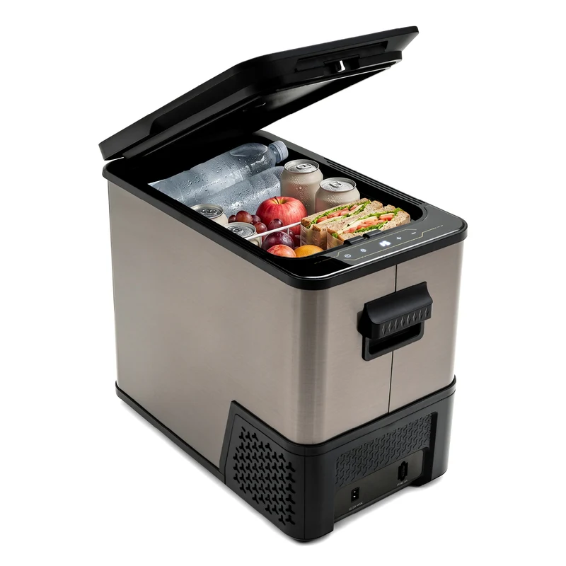 Kompressor-Kühlbox 38L, Dark Steel, Anti-Fingerprint