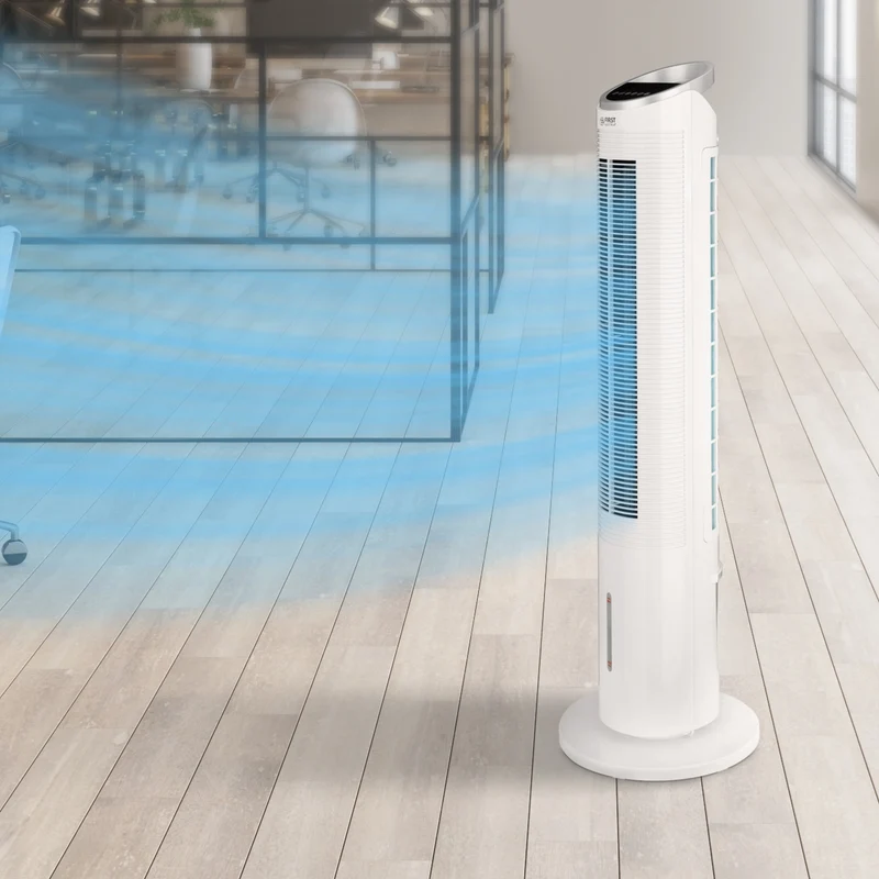 Turmventilator mit Wasserkühlung, 60 W, Luftfilter