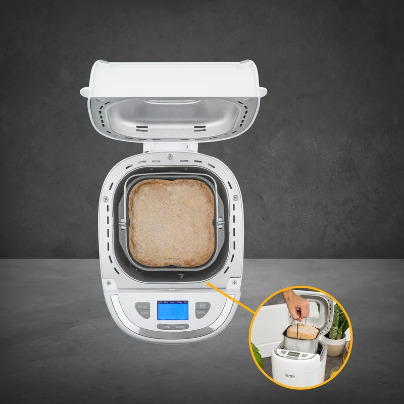 Brotbackmaschine 900g, 13 Programme, Antihaft-Beschichtung