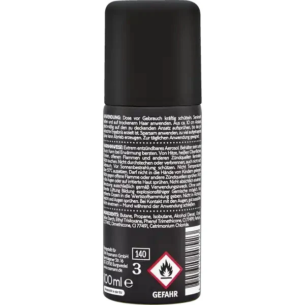 ISANA PROFESSIONAL kaschierendes Ansatzspray, Mittelbraun, 100ml, neu&ovp