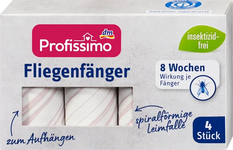 Profissimo Fliegenfänger, Leimfalle, 1x4 Stück, neu&ovp