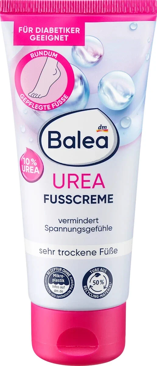 Balea Fußcreme mit 10% Urea, für sehr trockene Füsse. 100 ml, neu&ovp