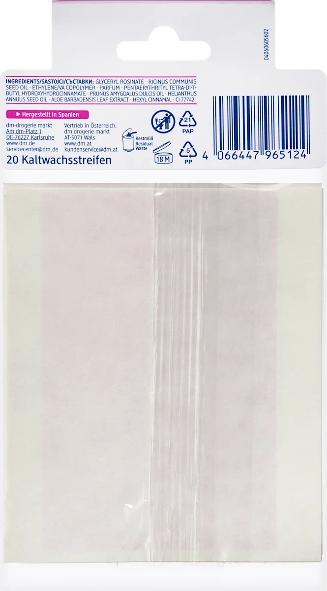 Balea Kaltwachsstreifen Augenbrauen, 1x20 St., neu&ovp