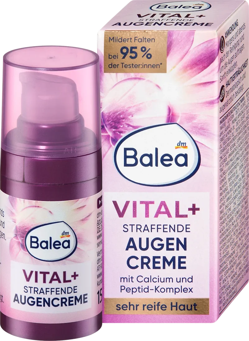 Balea Augencreme Vital+ straffend, 15 ml, neu&ovp