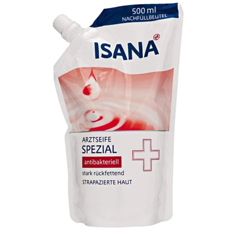 ISANA Arztseife Spezial Nachfüllbeutel, 500 ml