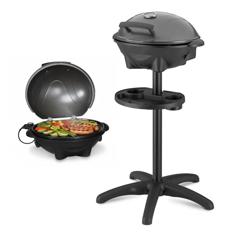 Kugelgrill, 2400W, Antihaftbeschichtung, Windschutzhaube