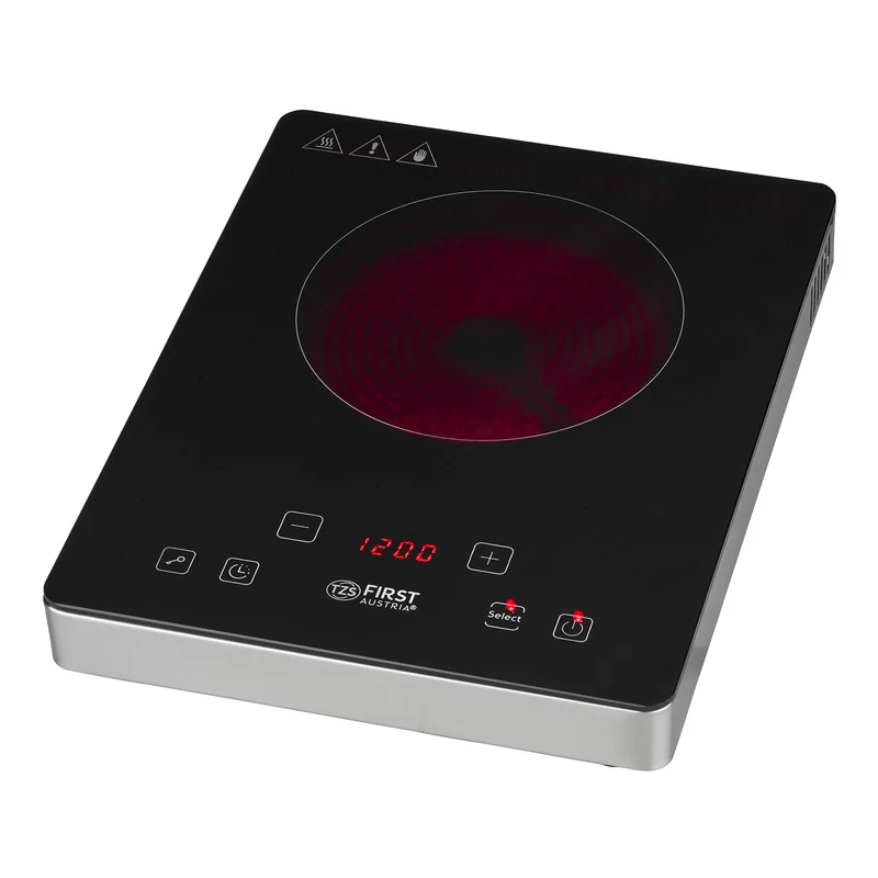 Infrarot-Einzelkochplatte 2000W, Touch-Display, Timer