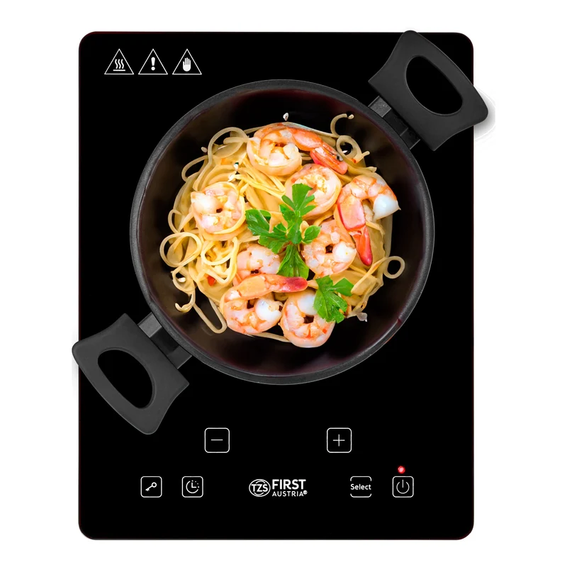 Infrarot-Einzelkochplatte 2000W, Touch-Display, Timer