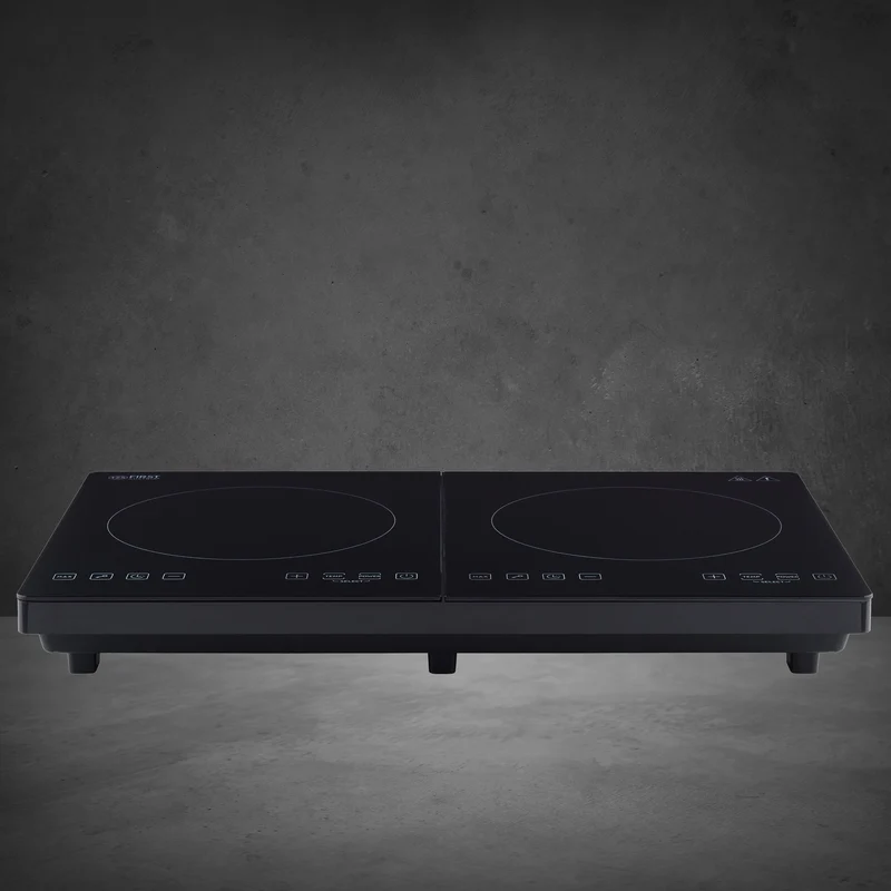 Doppel-Induktionskochplatte 3500 W, Touch-Bedienung, mit Timer