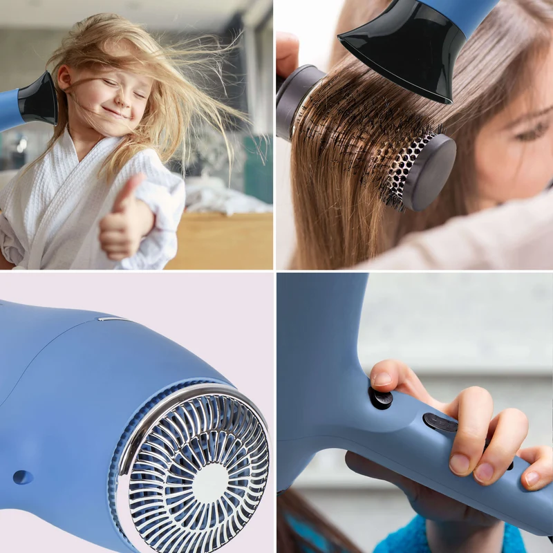 Haartrockner 2200 W, Ionen-Technologie, mit Diffusor