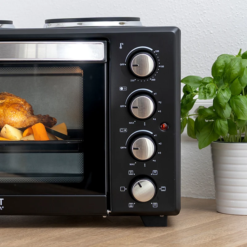 Mini-Backofen 30L, mit Kochplatten, Umluft