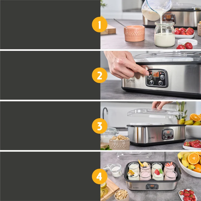 Joghurtbereiter mit 8 Portionsgläsern
