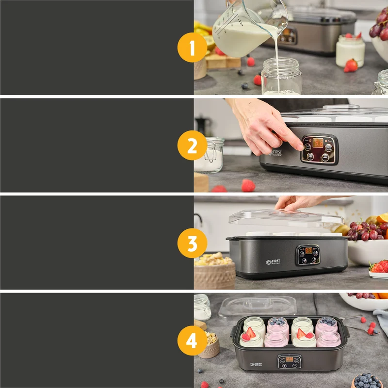 Joghurtbereiter mit 8 Portionsgläsern