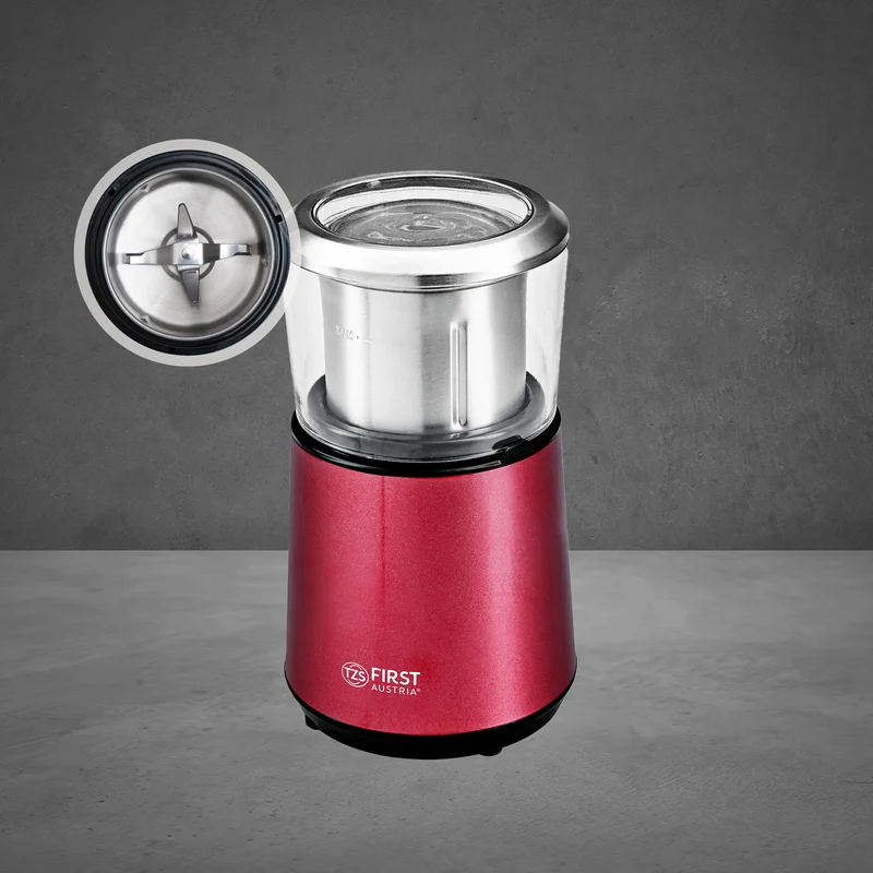 2in1 elektrische Zerkleinerer für Kaffeebohnen, Gewürze 4 Klingen 200W