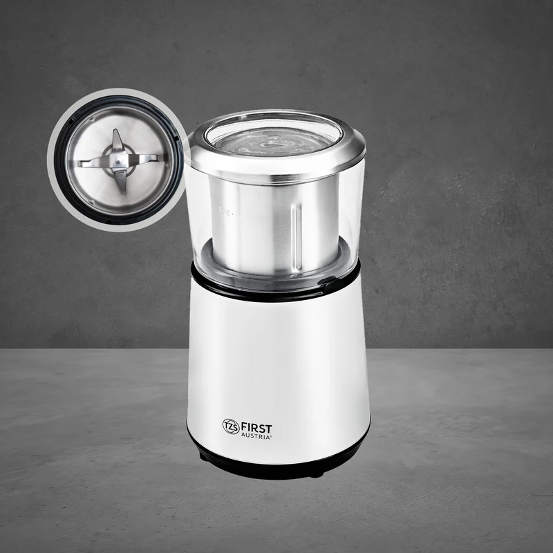 2in1 elektrische Zerkleinerer für Kaffeebohnen, Gewürze 4 Klingen 200W