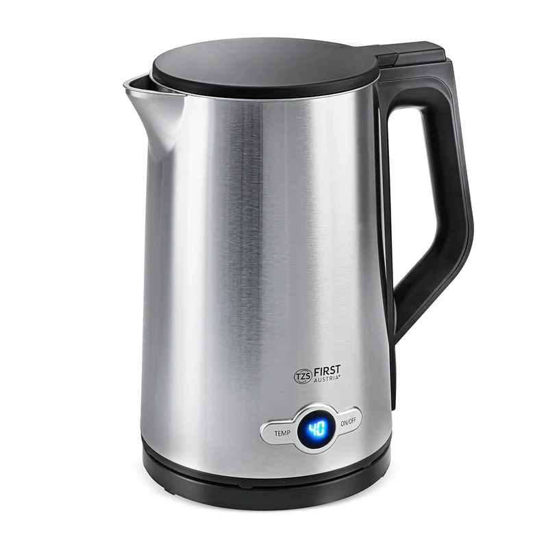 Wasserkocher 1,7 L Edelstahl, 7 Temperaturstufen, Touch Control