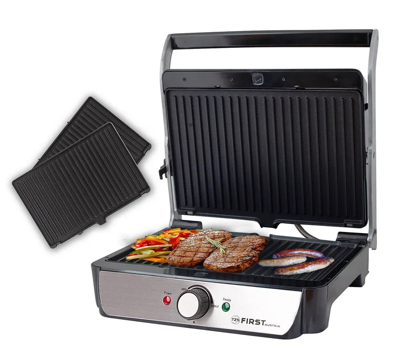 Tischgrill, 2000 W, 180° aufklappbar