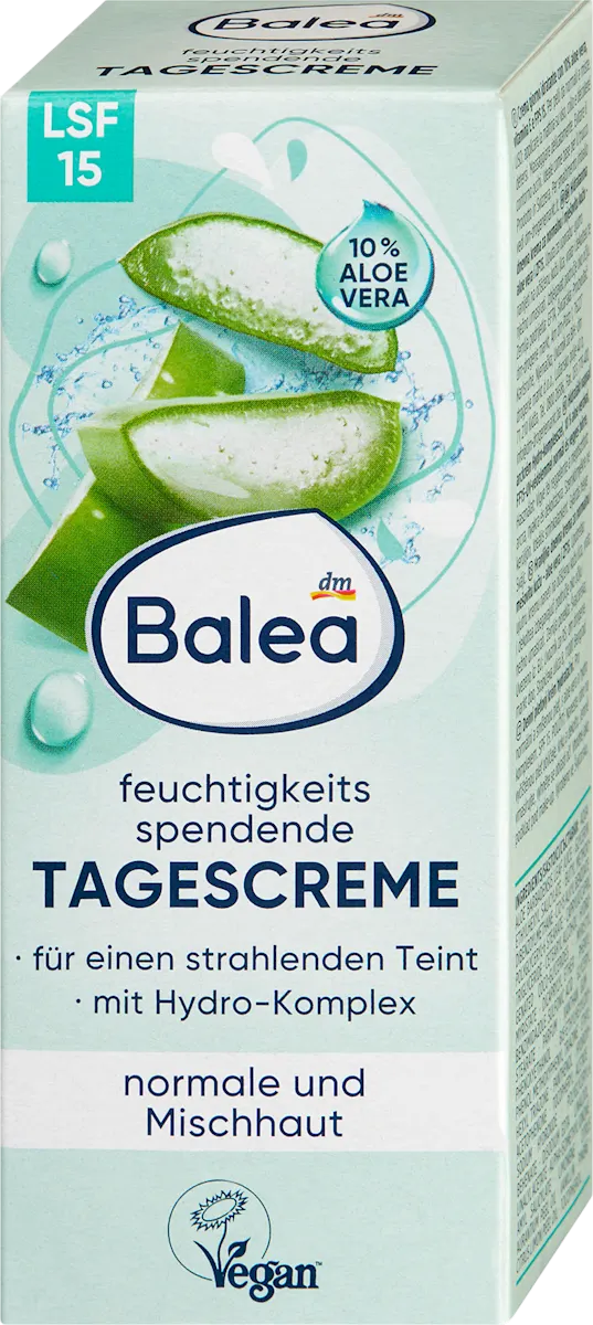 Balea Gesichtscreme feuchtigkeitsspendend LSF 15, 50 ml
