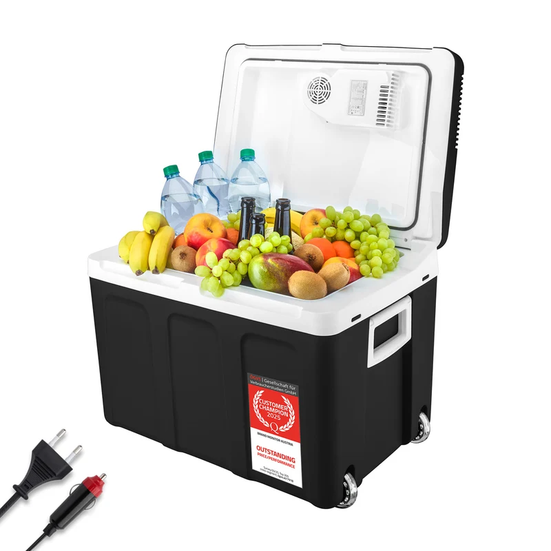 Elektrische Kühlbox 45L mit Trolley - Kühl- & Warmhaltebox