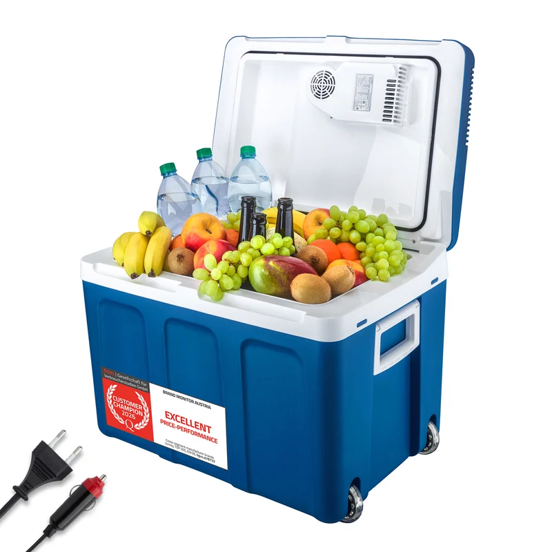 Elektrische Kühlbox 45L mit Trolley - Kühl- & Warmhaltebox