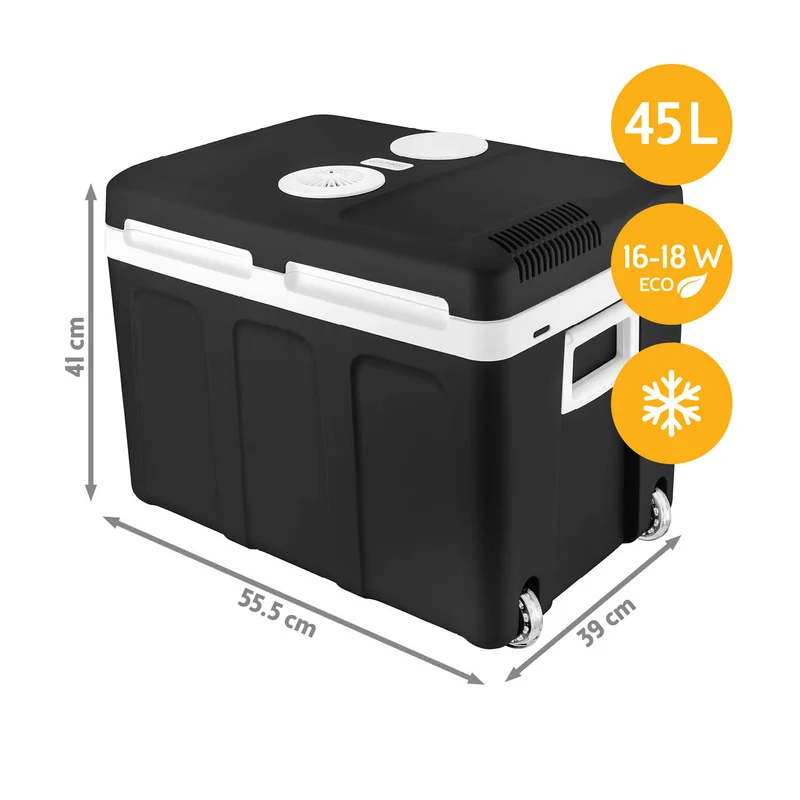 Elektrische Kühlbox 45L mit Trolley - Kühl- & Warmhaltebox