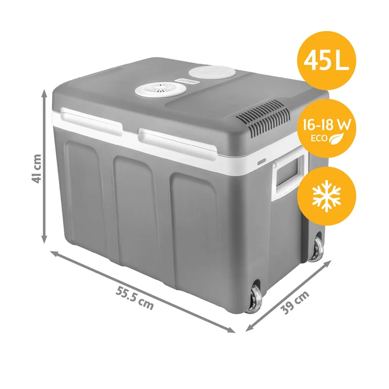 Elektrische Kühlbox 45L mit Trolley - Kühl- & Warmhaltebox