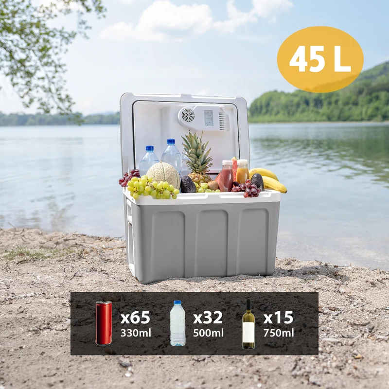 Elektrische Kühlbox 45L mit Trolley - Kühl- & Warmhaltebox