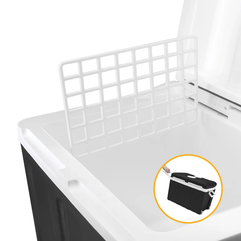 Elektrische Kühlbox 45L mit Trolley - Kühl- & Warmhaltebox