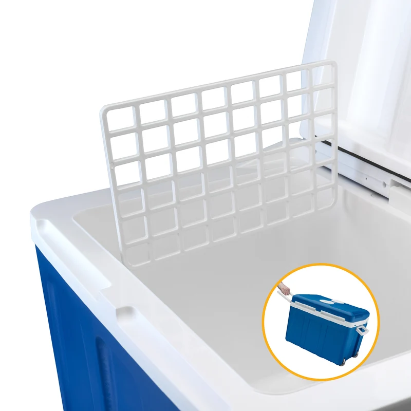 Elektrische Kühlbox 45L mit Trolley - Kühl- & Warmhaltebox