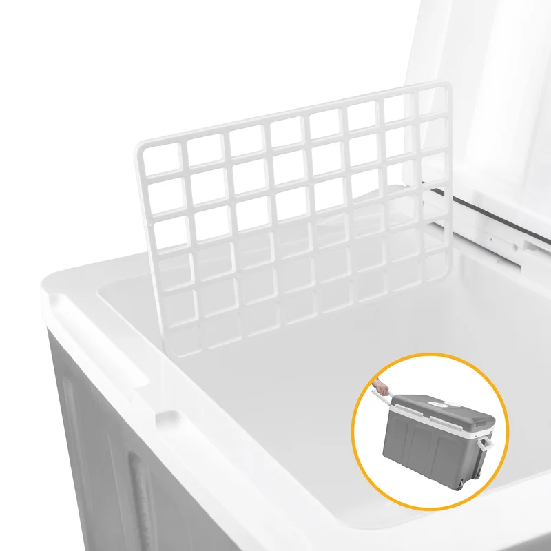 Elektrische Kühlbox 45L mit Trolley - Kühl- & Warmhaltebox