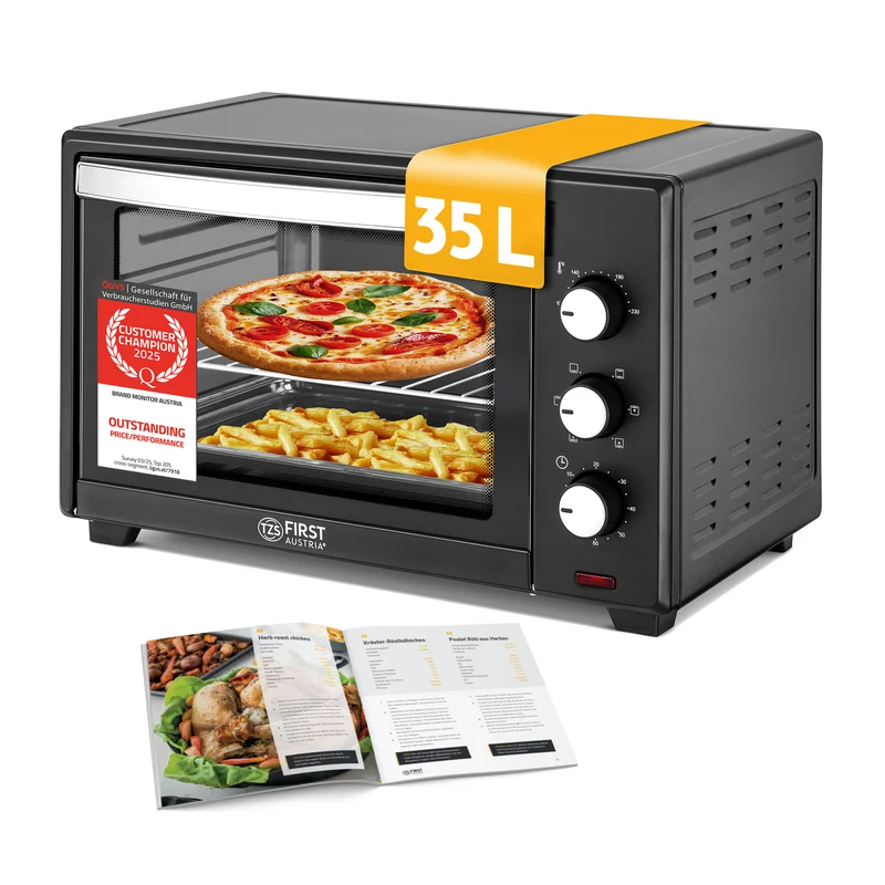 Mini-Backofen 35L, energieeffizient, mit Umluft