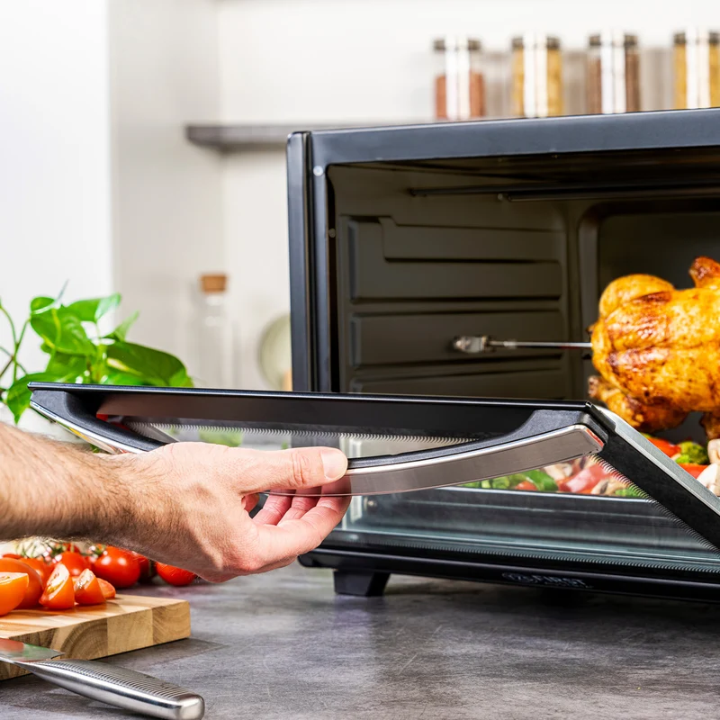 Mini-Backofen Digital 45L, mit Umluft, Drehspieß